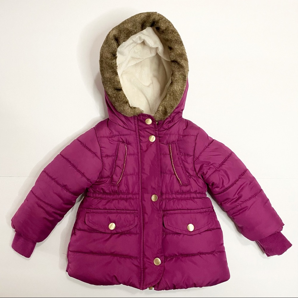 Toddler girl puffer jacket